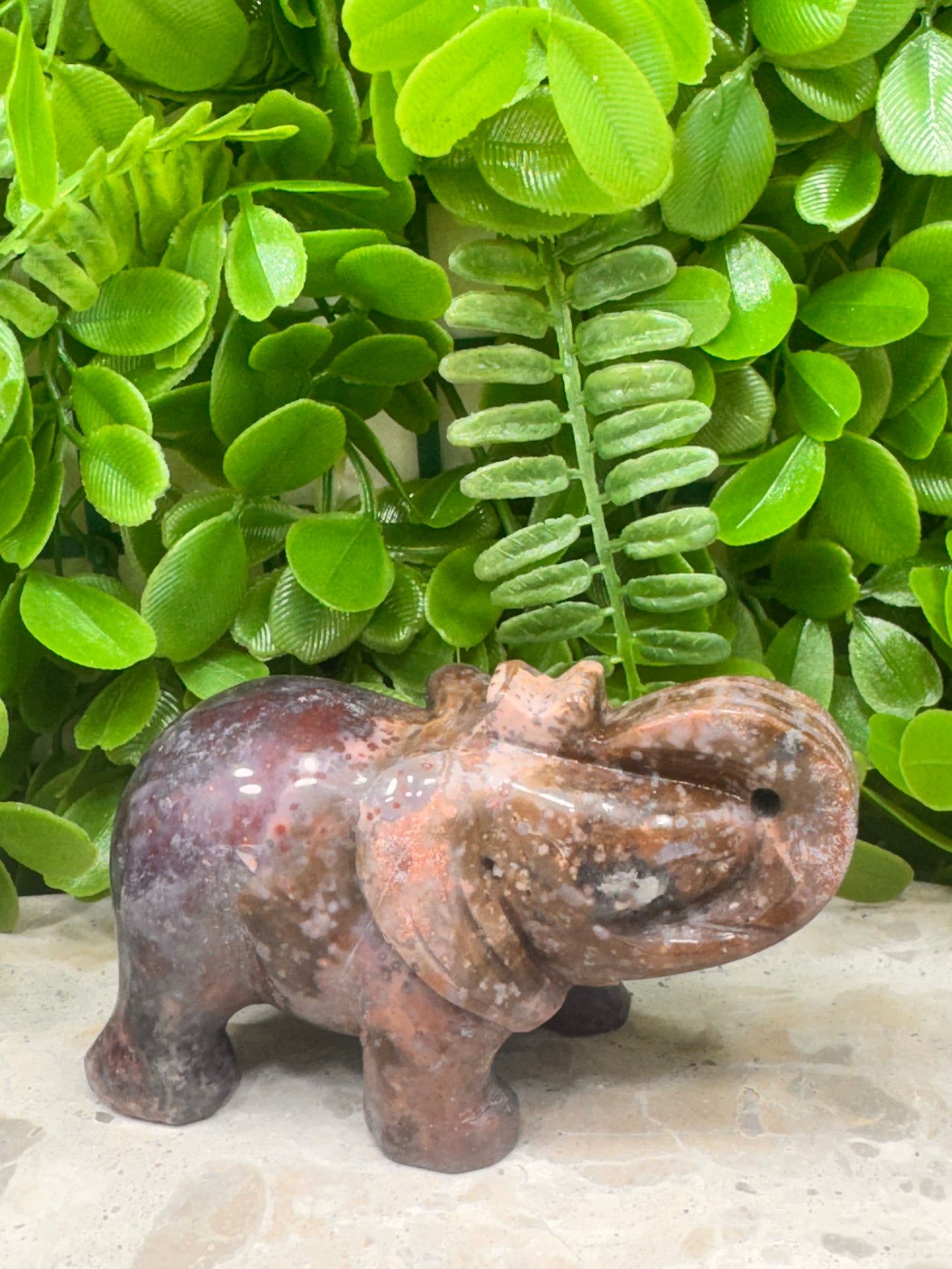 Ocean Jasper Elephant 356g