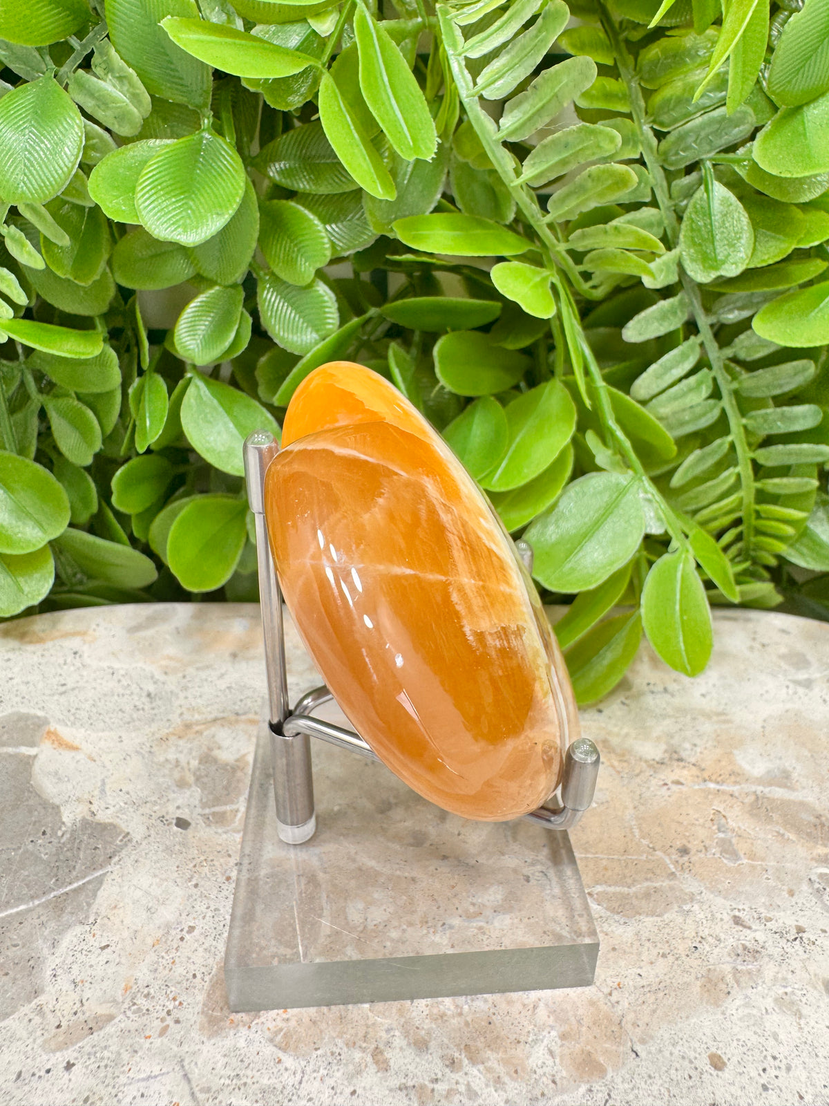 Honey Banded Calcite Heart | Confidence • Motivation • Personal Power