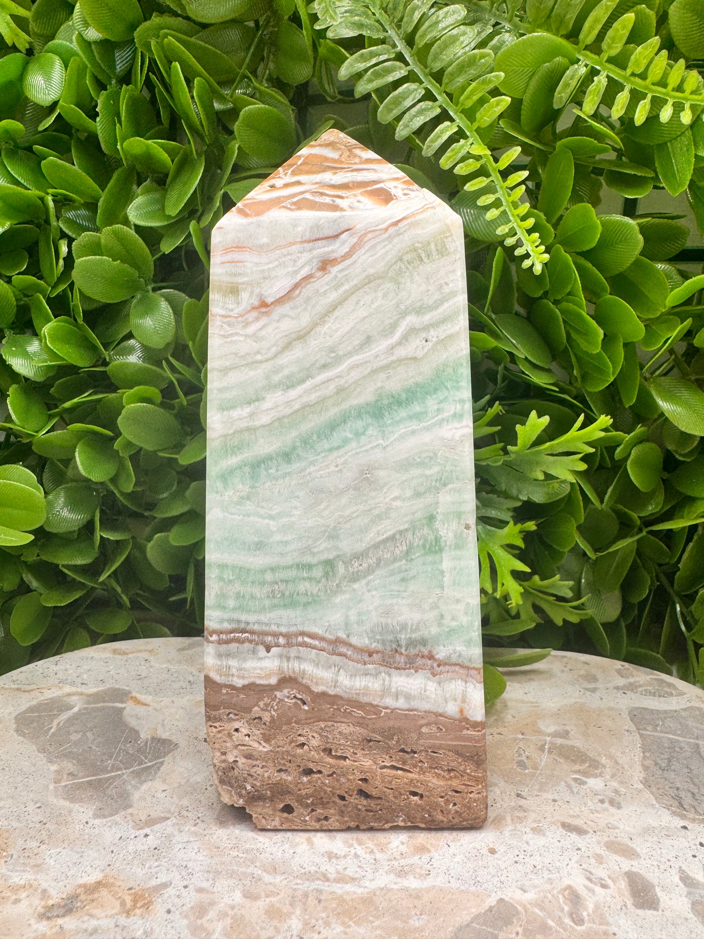 Aqua Caribbean Calcite Tower 1.6kg