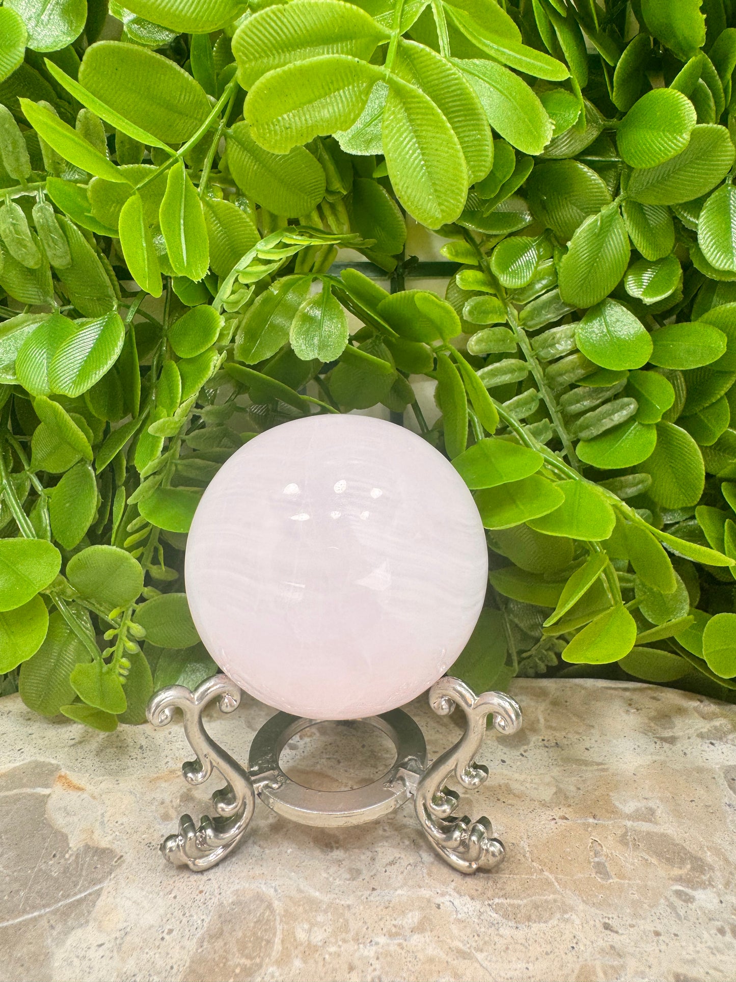 Pink Mangano Sphere 332g
