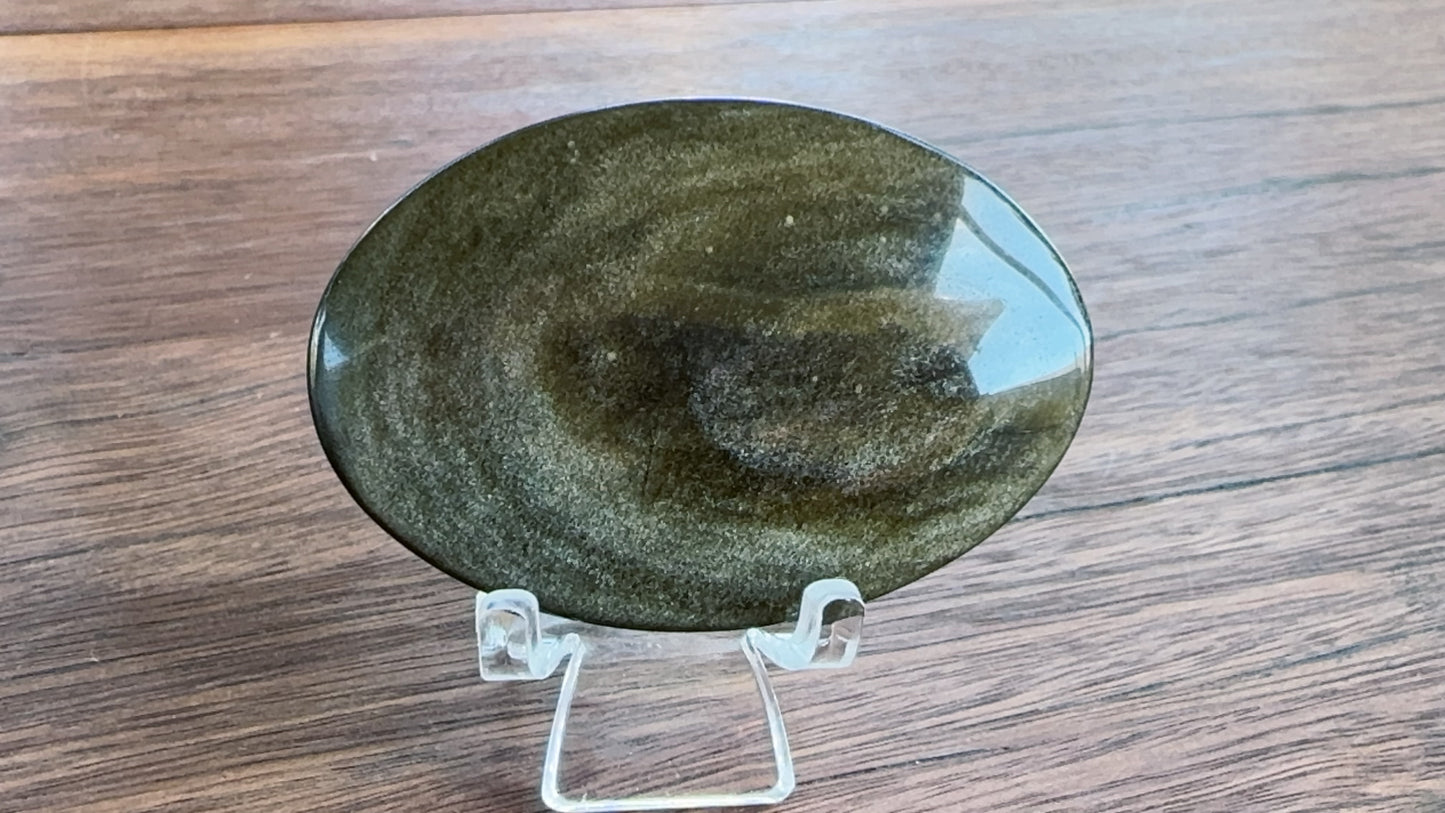 Golden Obsidian Palm 70g