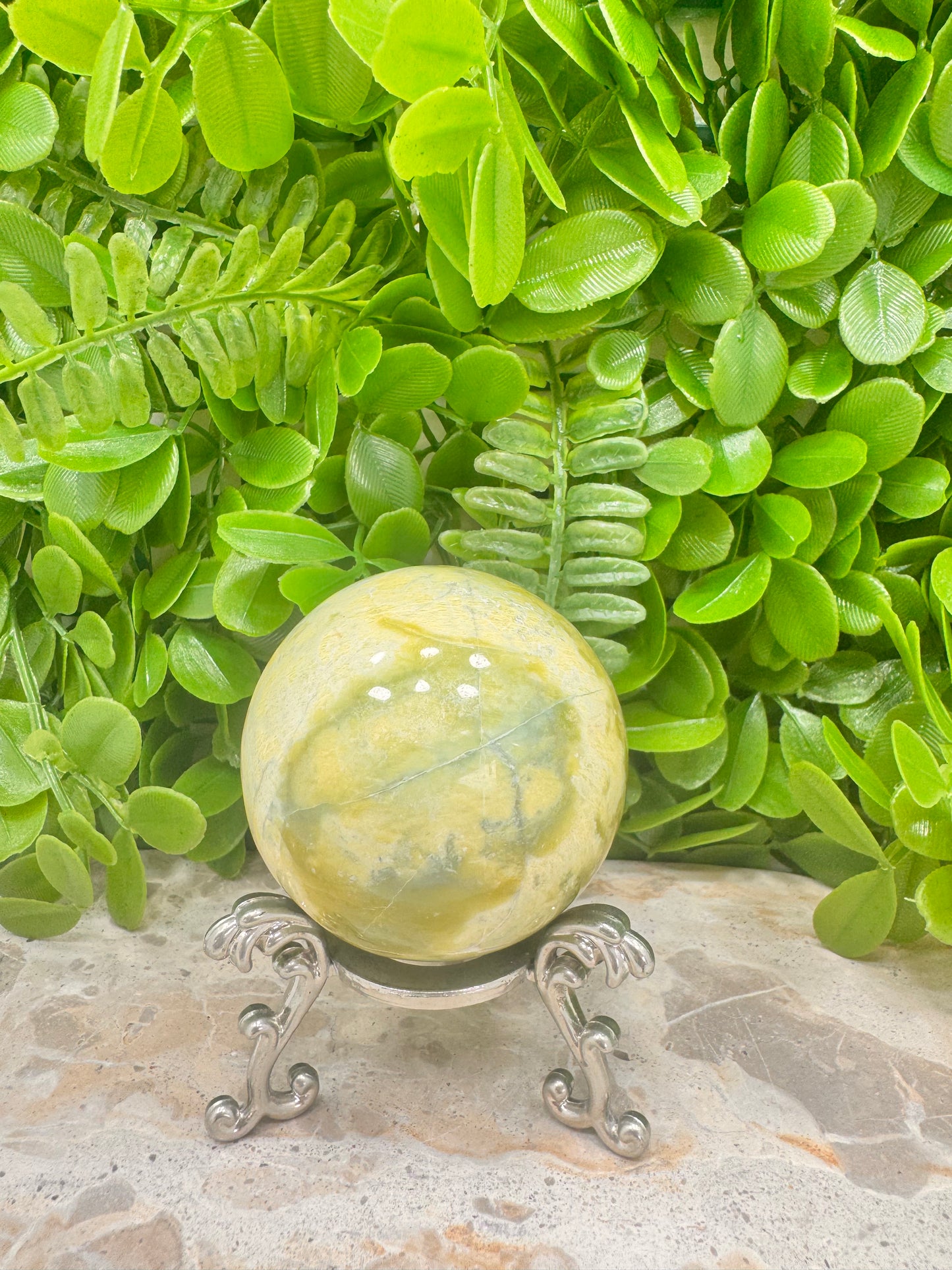 Green Jade Sphere 330g