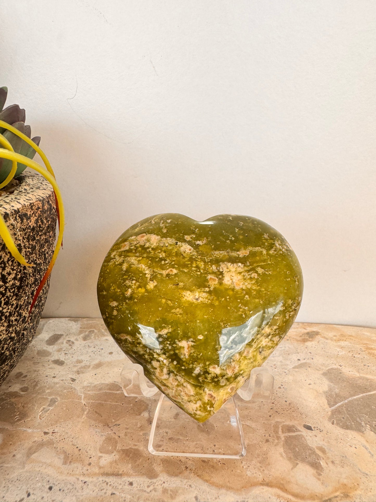 Lizard Serpentine Heart 156g