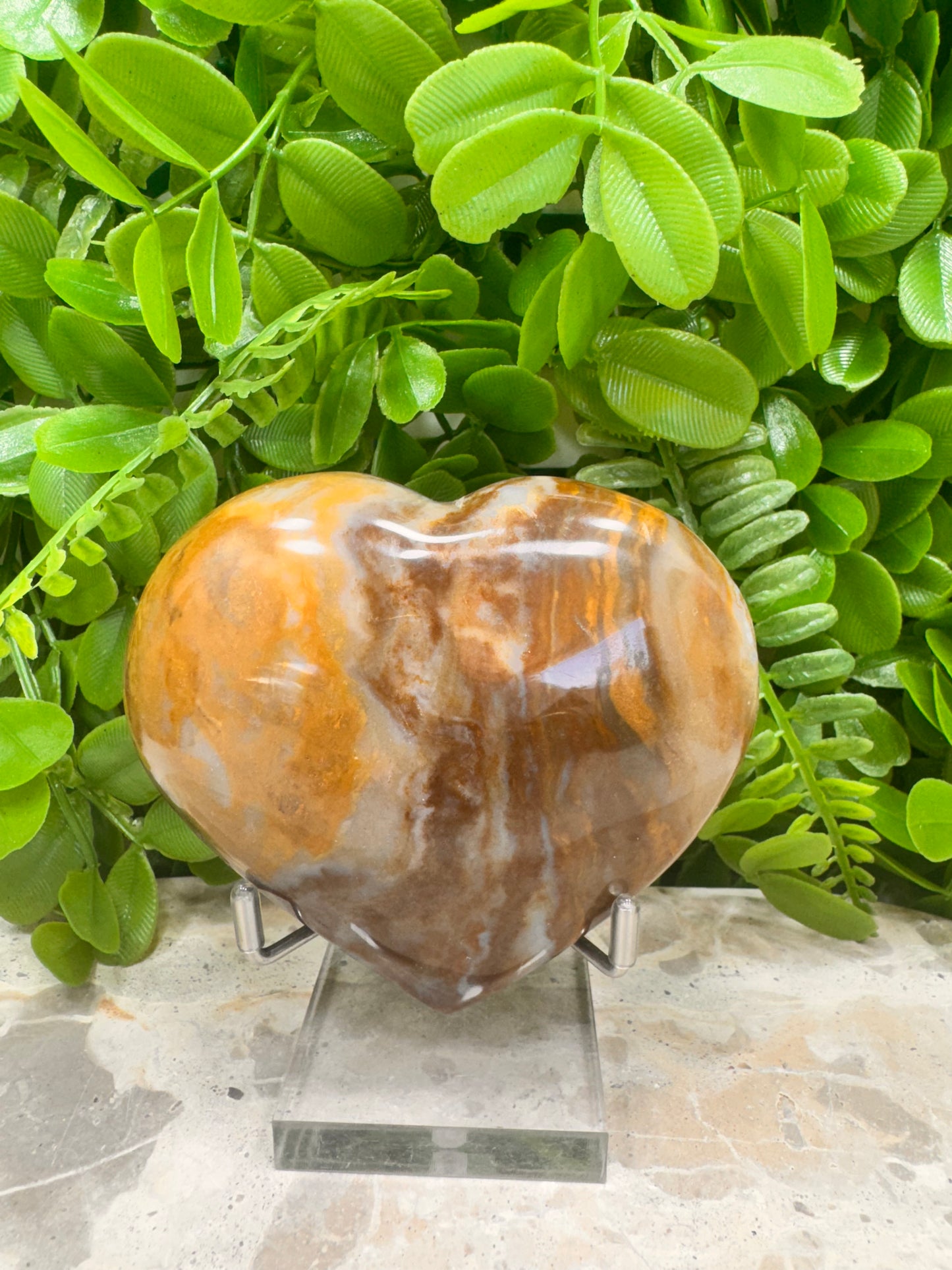 Ocean Jasper Heart 390g