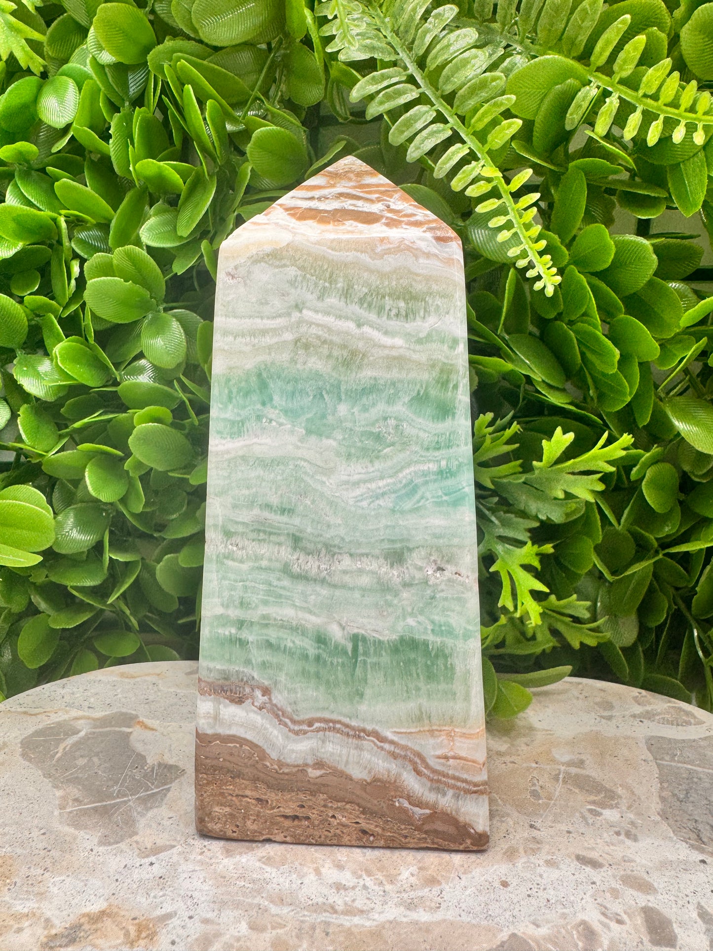 Aqua Caribbean Calcite Tower 1.6kg