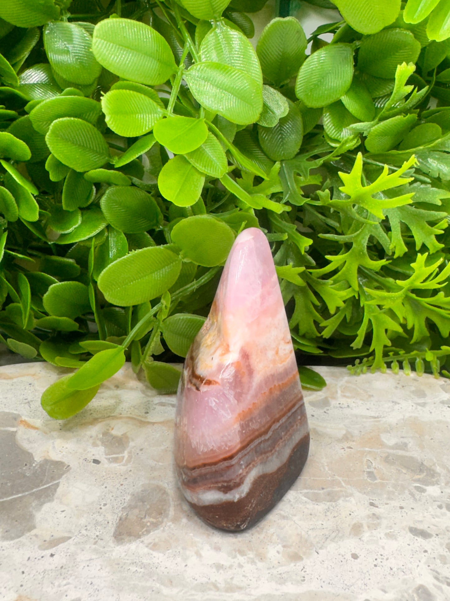 Pink Aragonite Freeform 214g