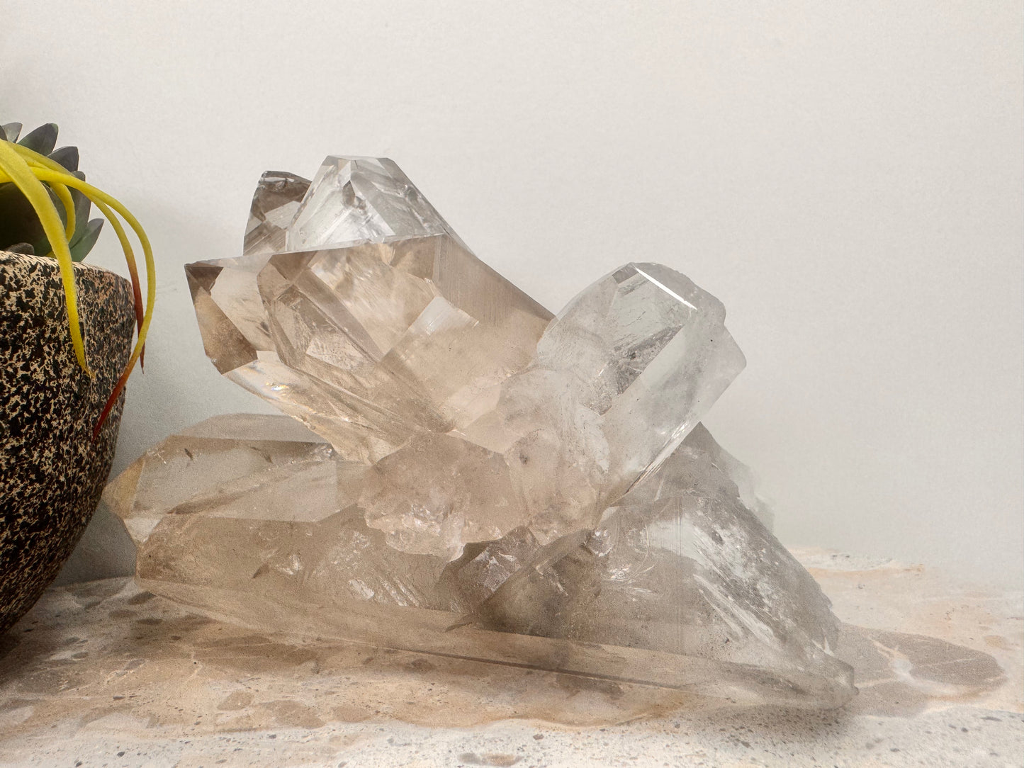 Black Phantom Quartz Freeform 844g