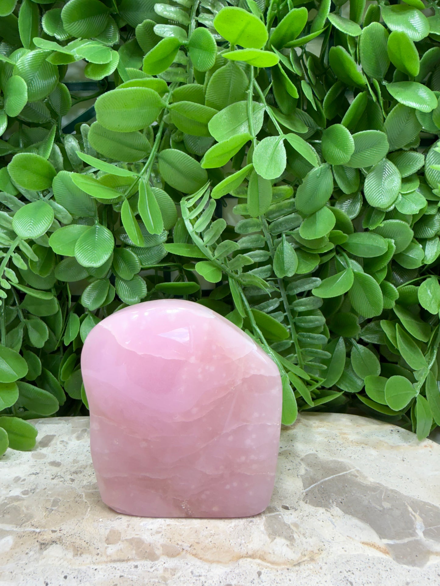 Pink Aragonite Freeform 386g