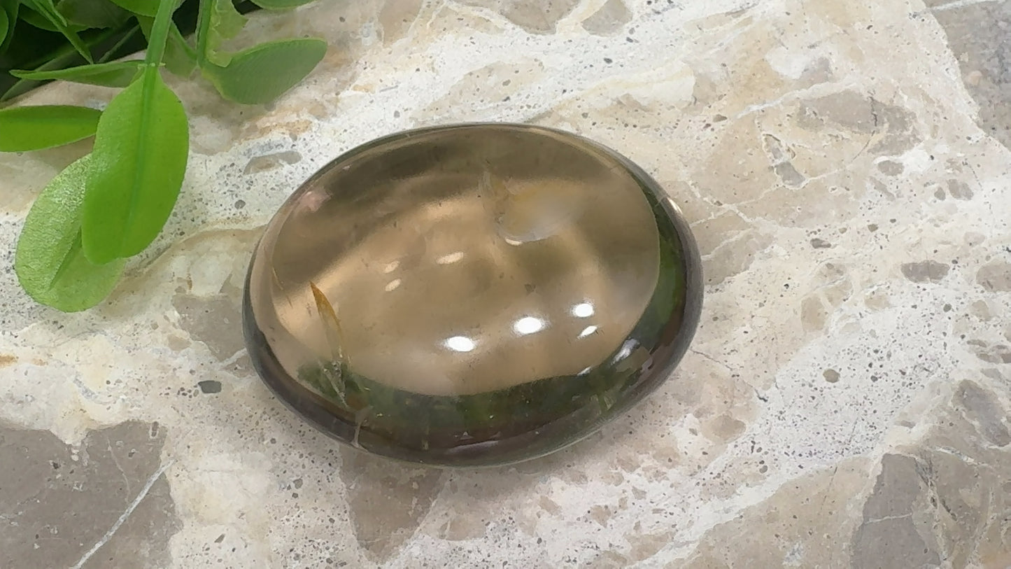 Smokey Quartz Palm Stone 125g