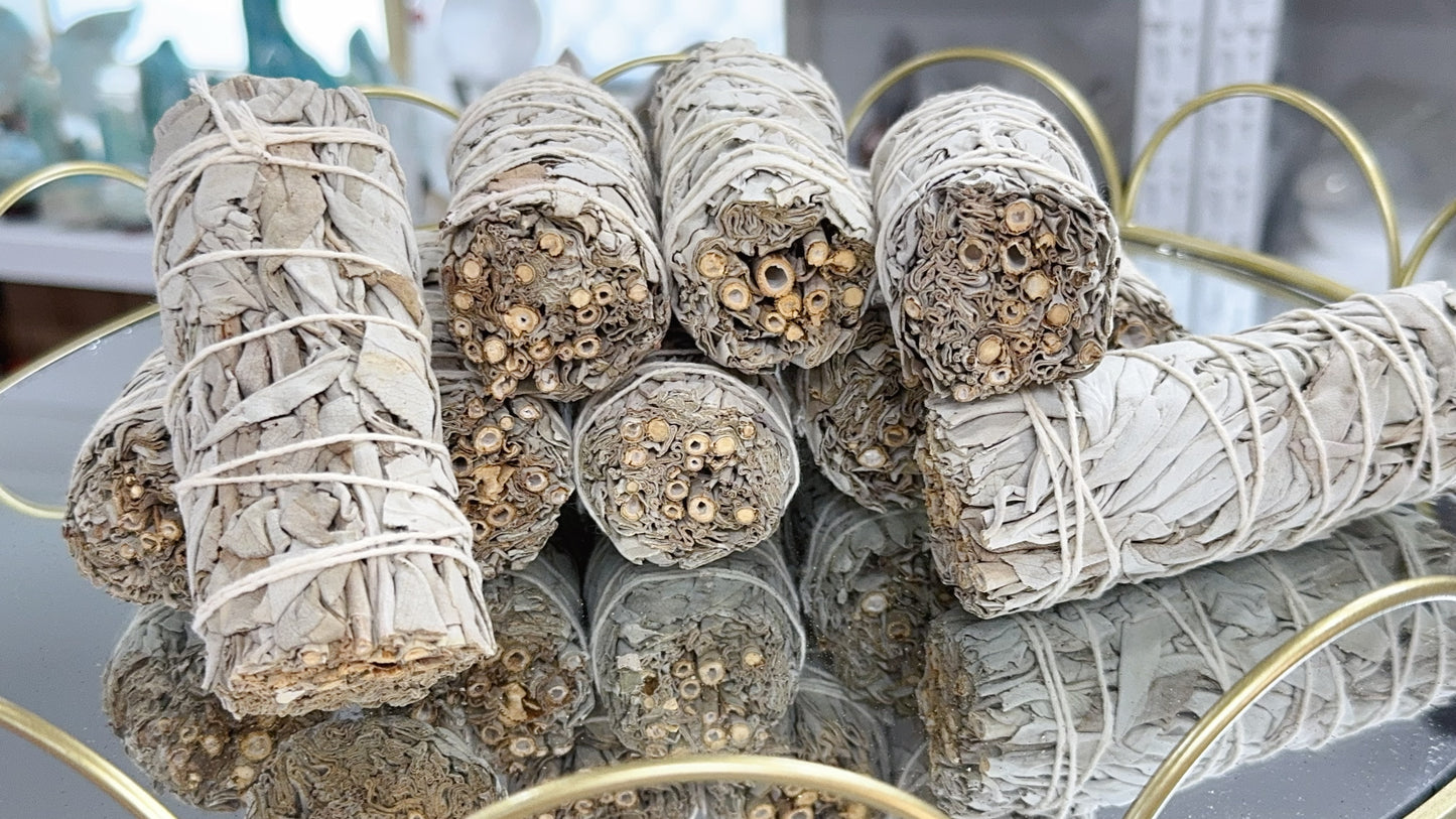 10cm White Sage Smudge Stick