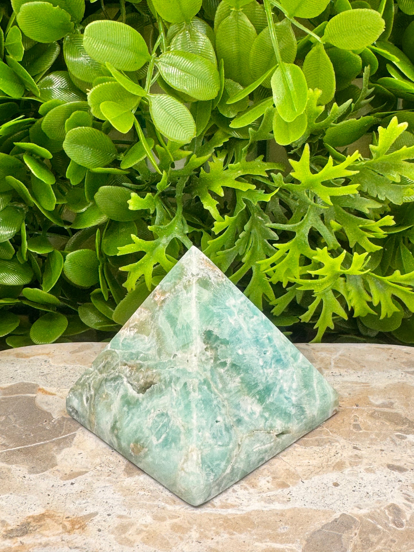Aragonite & Smithsonite Pyramid 398g