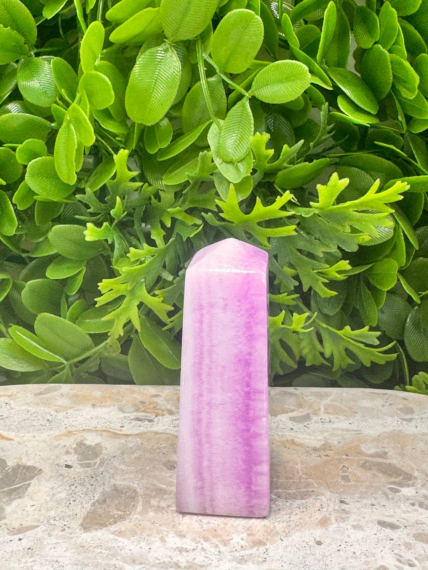 Pink Aragonite Point 160g