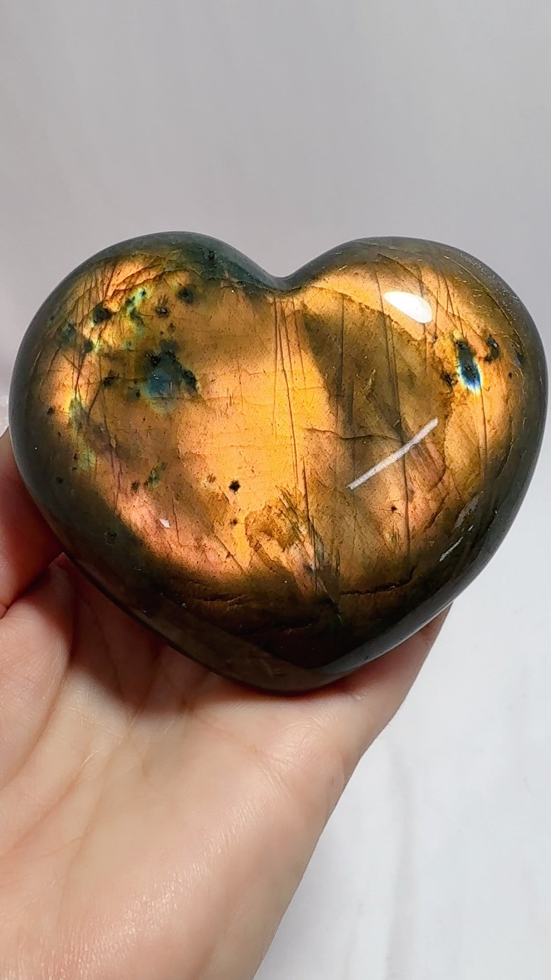 Labradorite Heart 306g