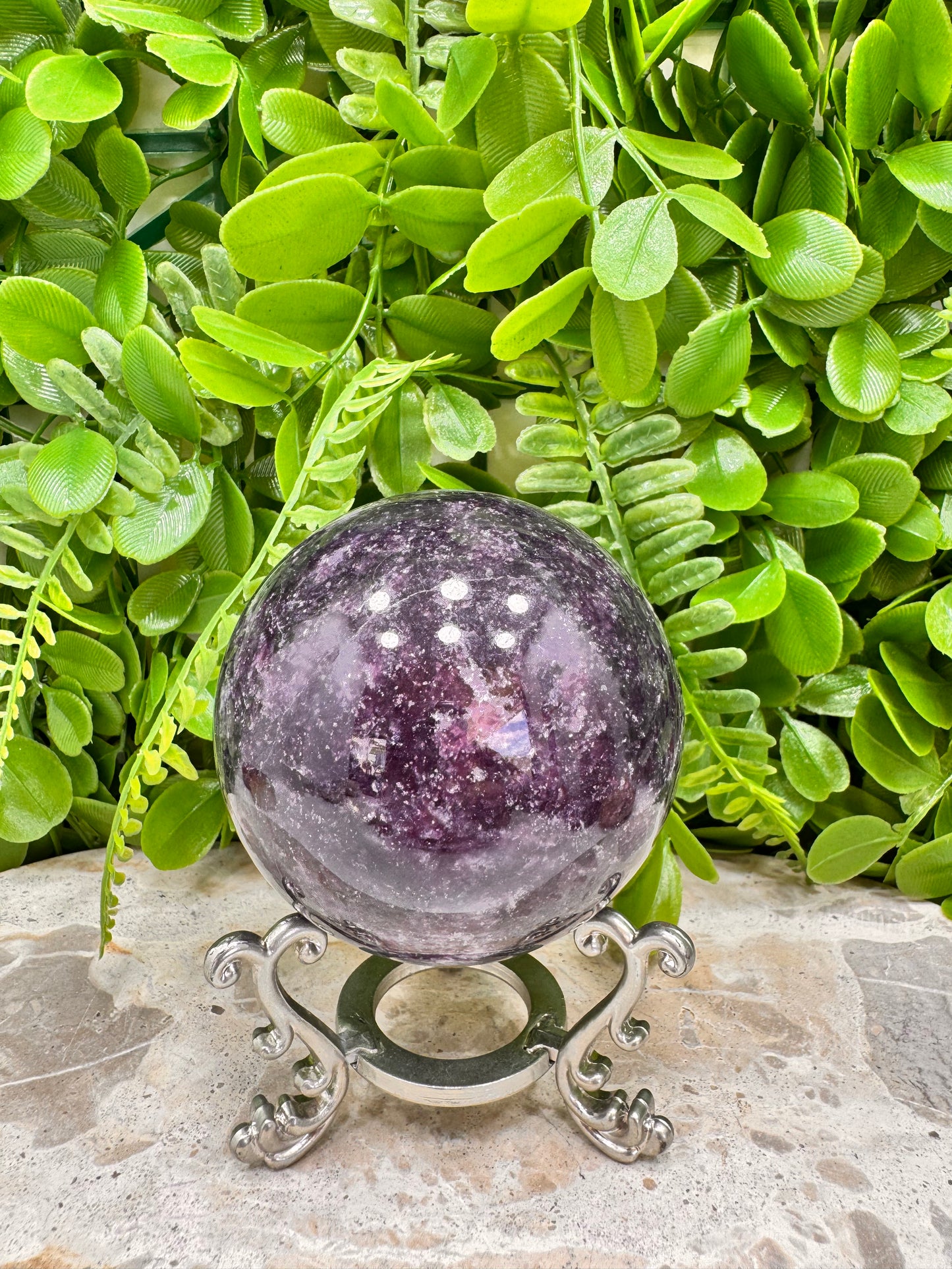 Purple Mica Sphere 561g