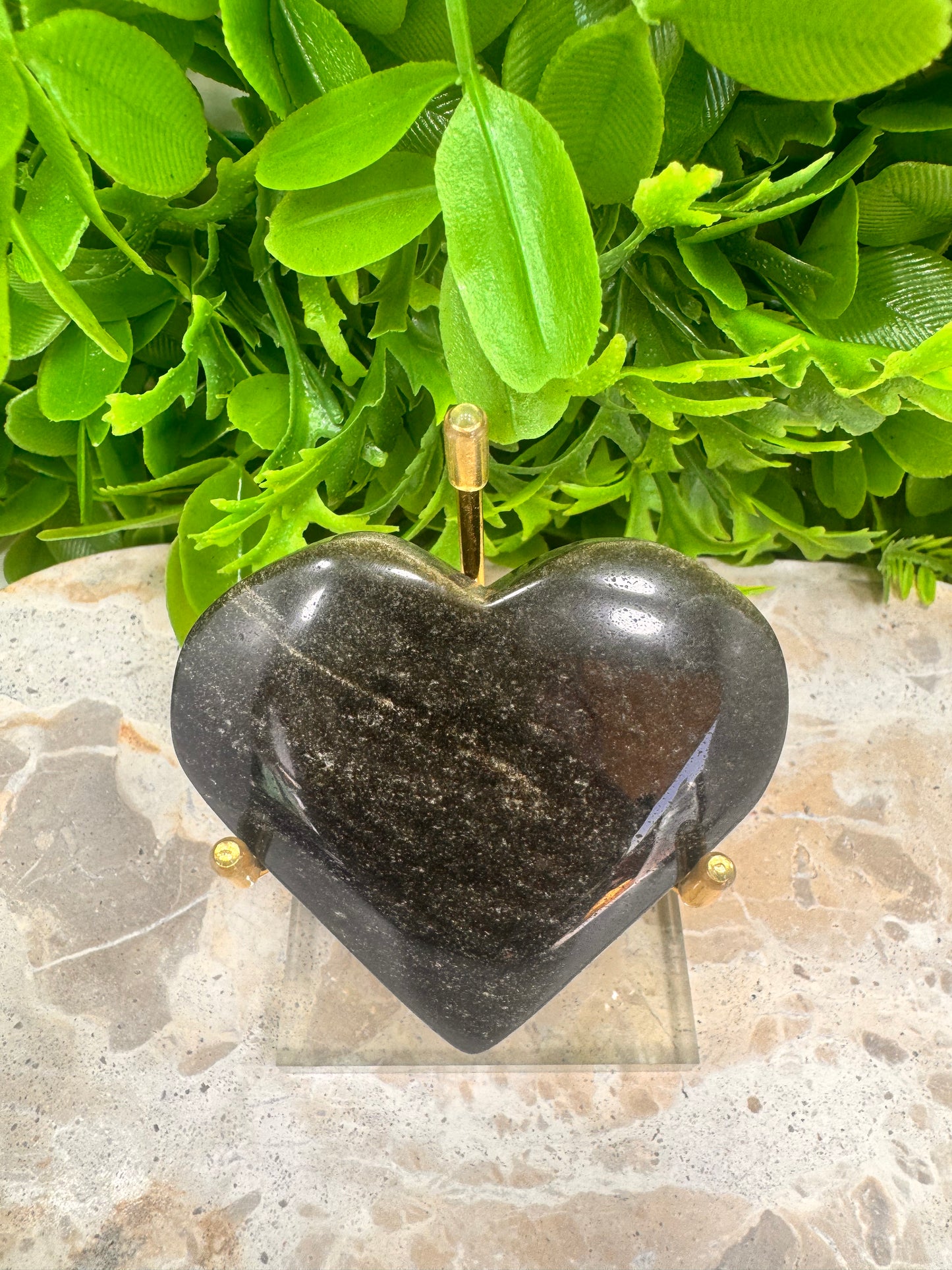 Golden Obsidian Heart 98g
