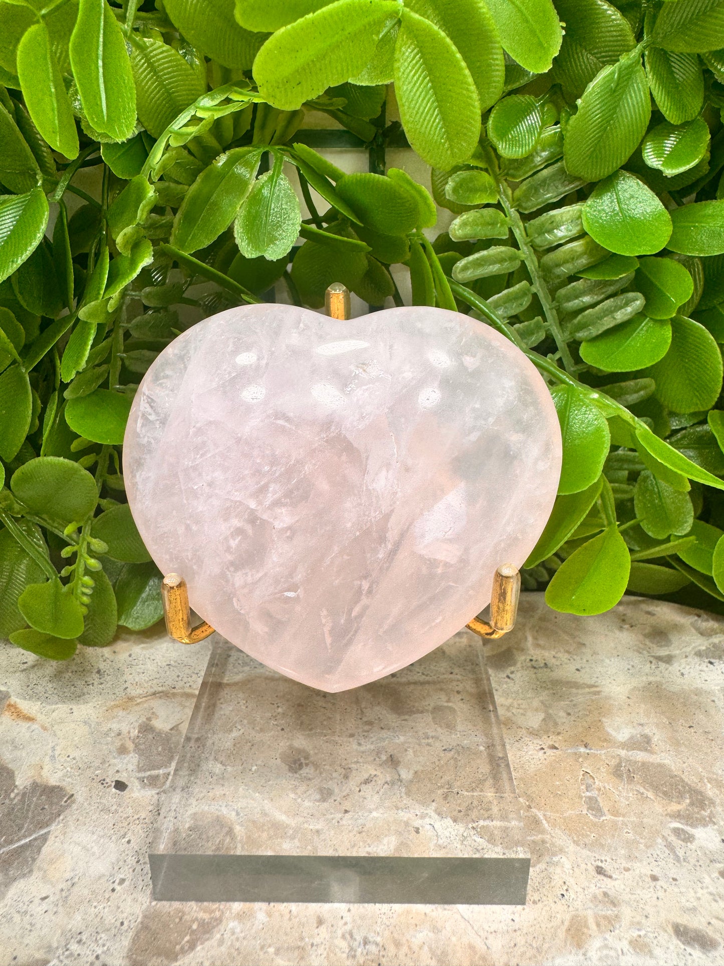 Rose Quartz Heart 175g