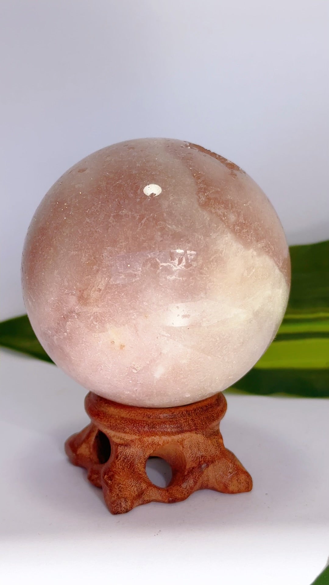 Pink Amethyst Sphere 438g