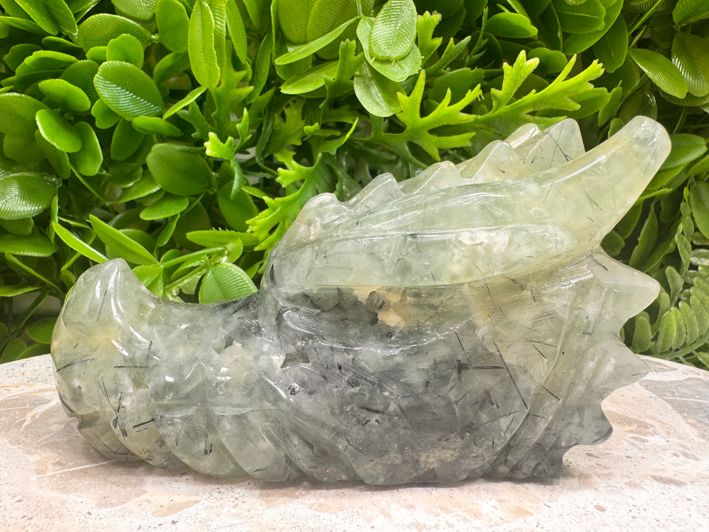 Prehnite Dragon Skull 684g