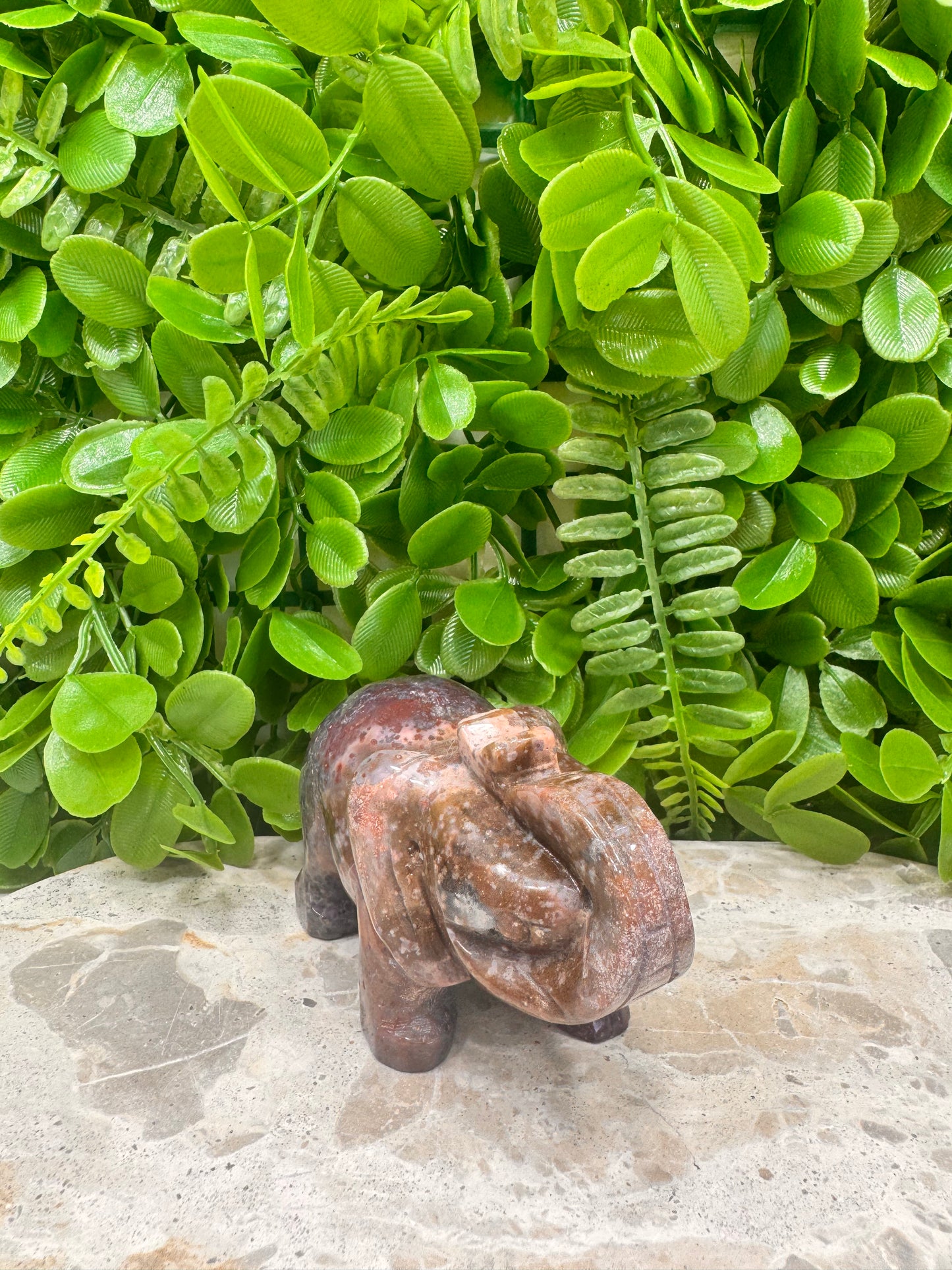 Ocean Jasper Elephant 356g