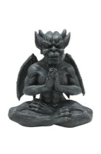 Guarding Praying Gargoyle-16cm