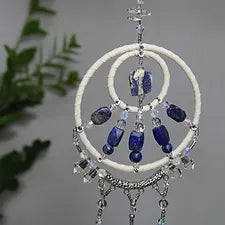 Lapis Lazuli & Sodalite Mandala Hanger