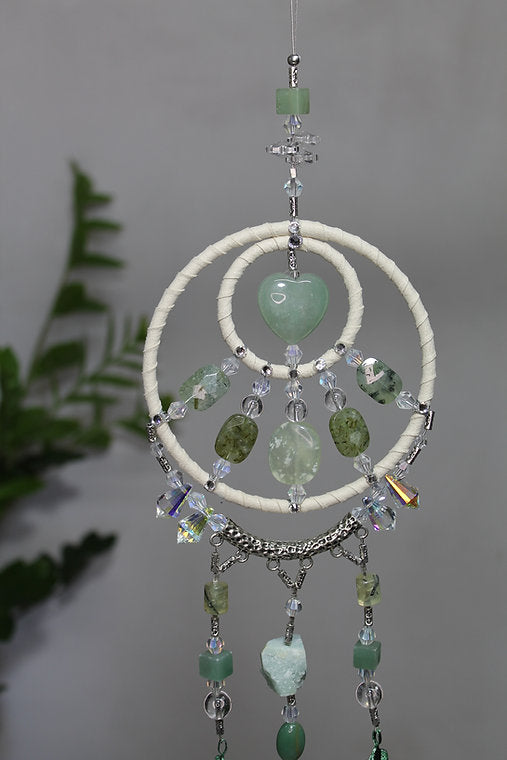 Aventurine & Prehnite Mandala Hanger app 45cm