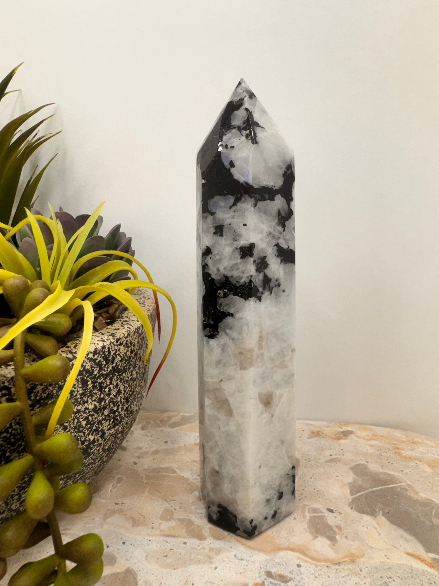 Rainbow Moonstone Tower 416g