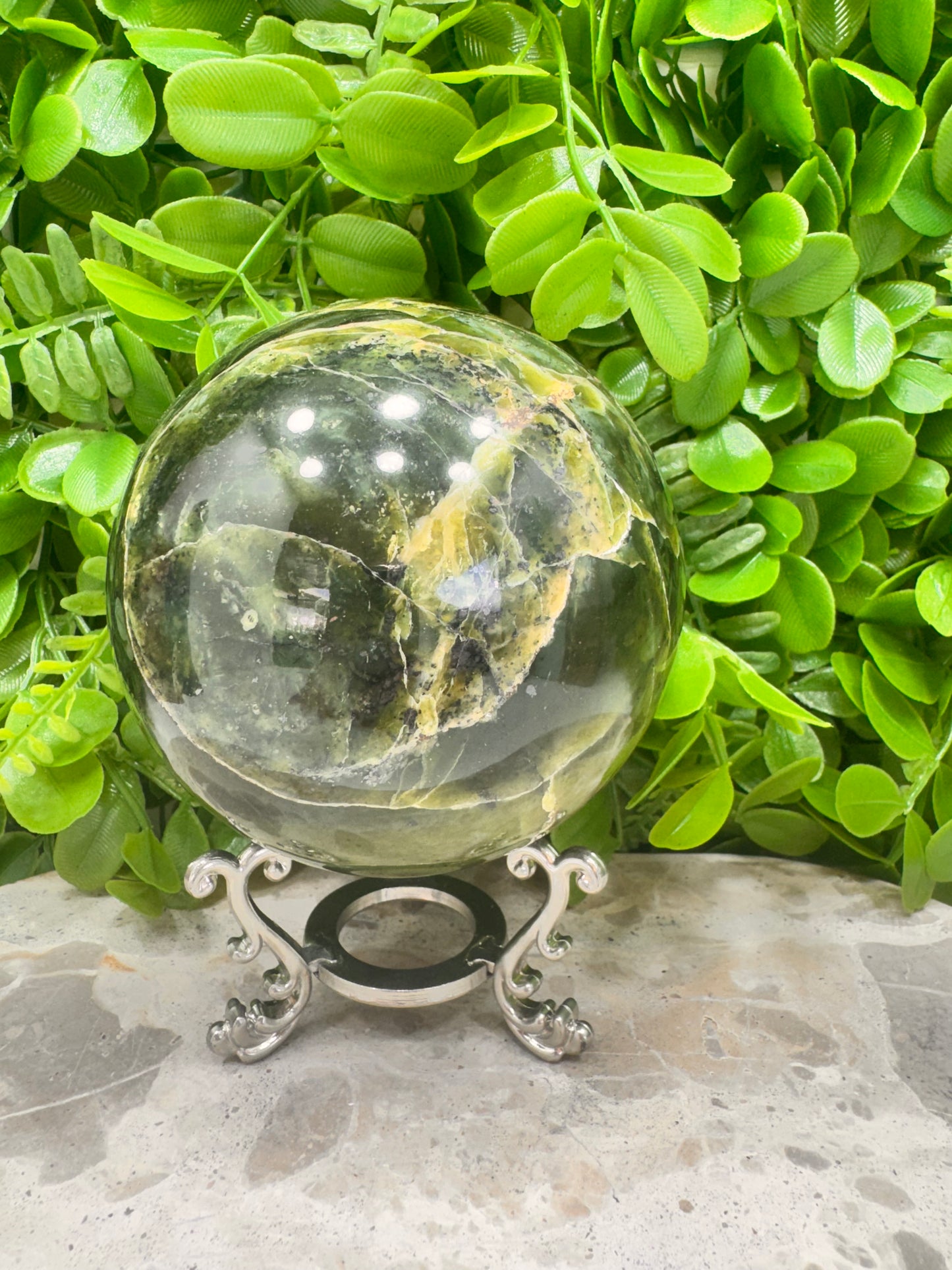 Nephrite Jade Sphere 1336g