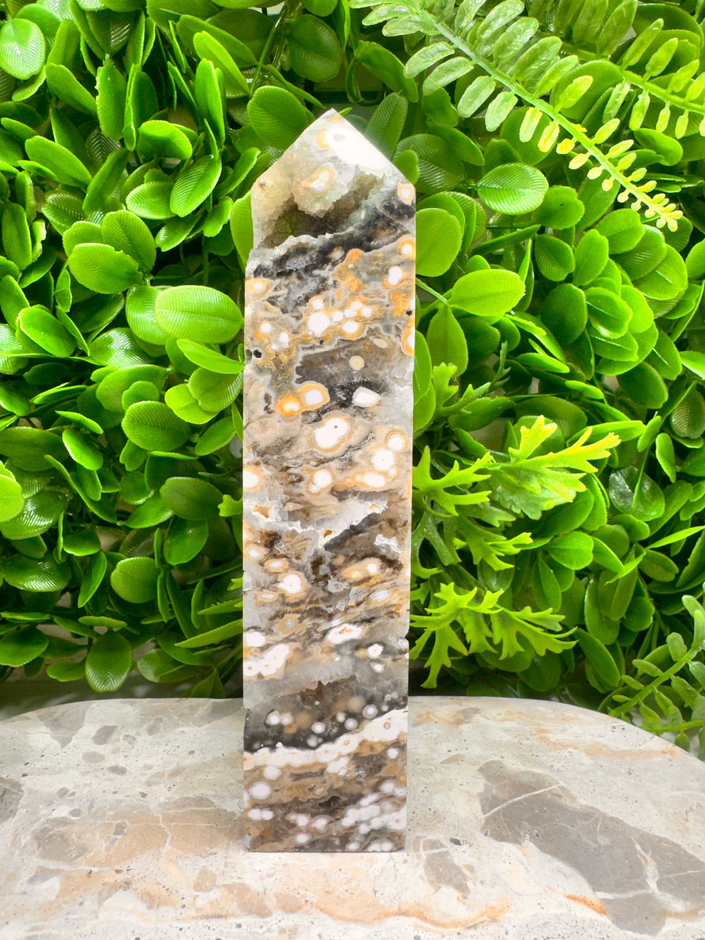 Bubble Ocean Jasper Tower 448g