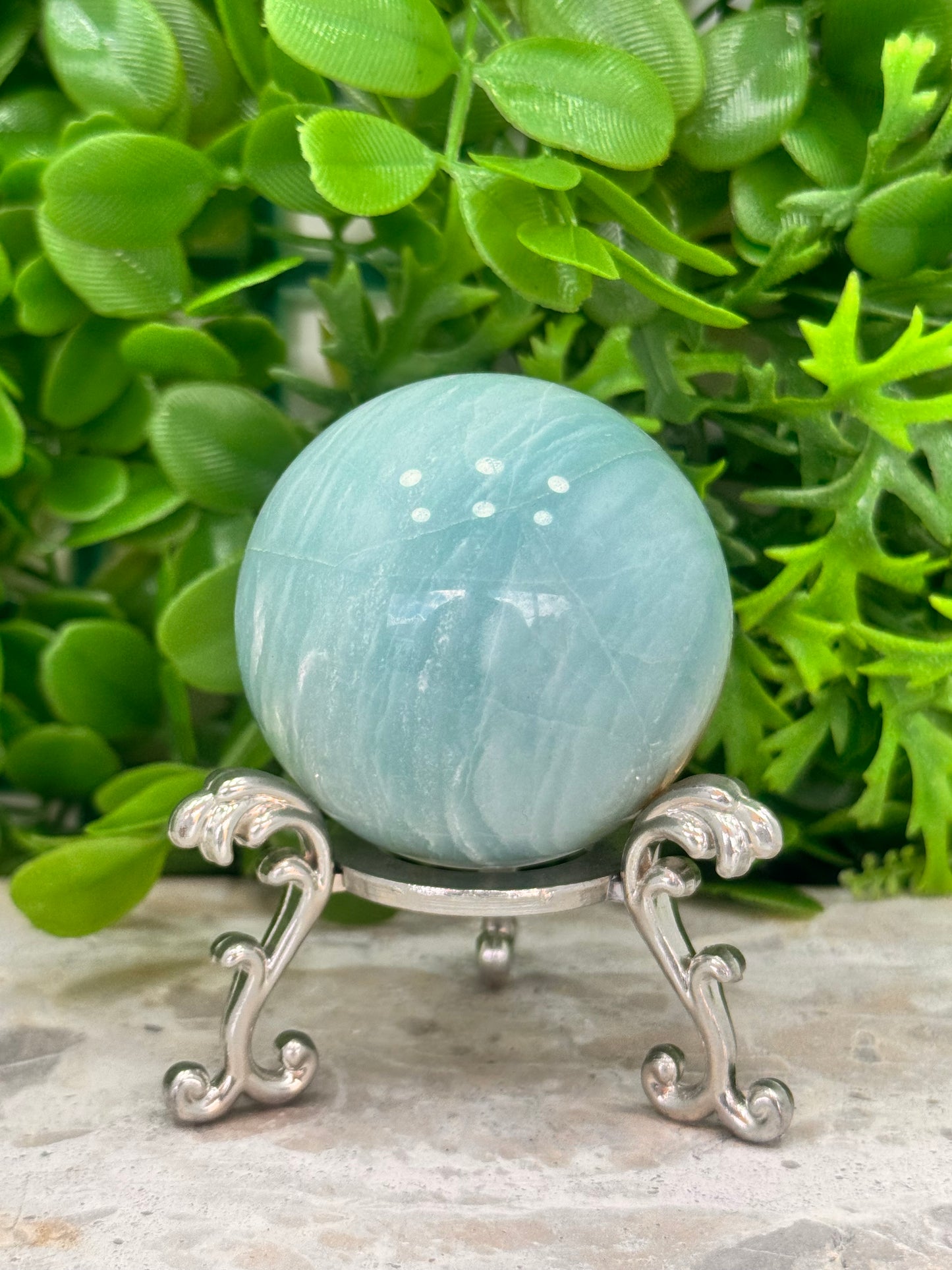 Sky Blue Opal Sphere 270g