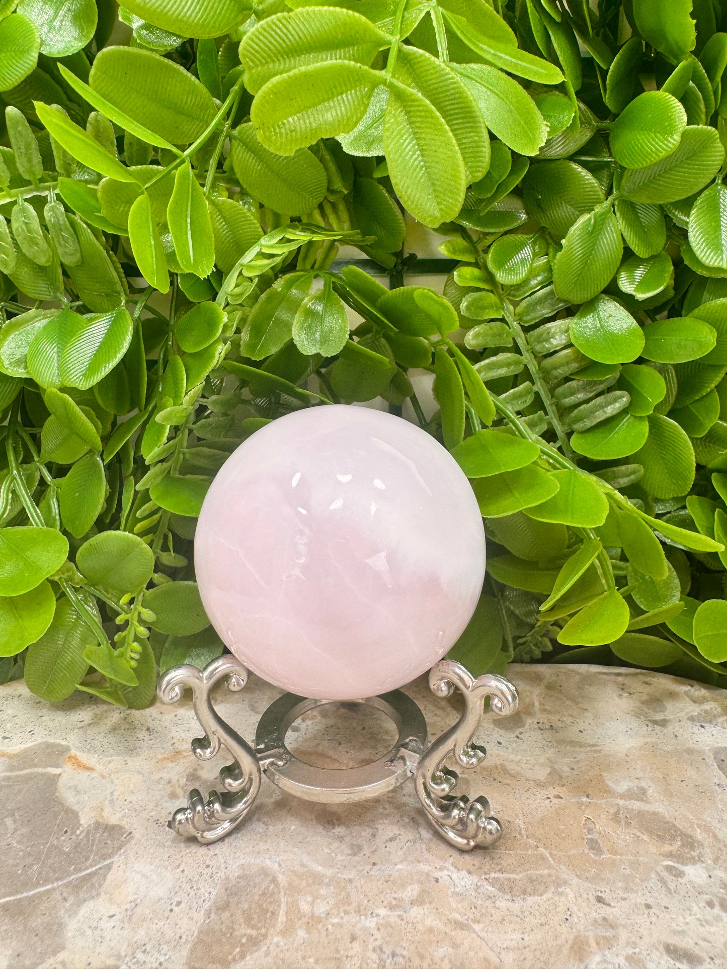 Pink Mangano Sphere 332g