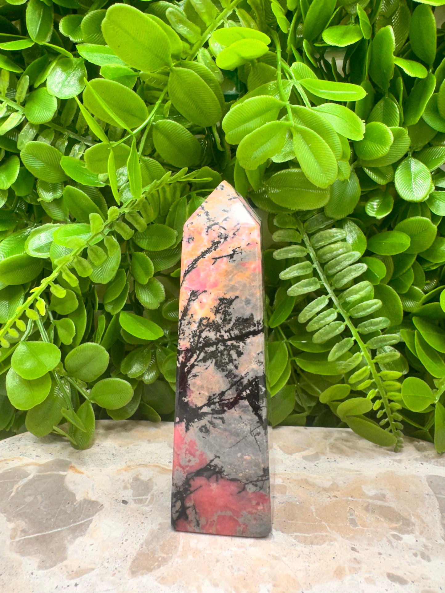 Rhodonite Tower 466g