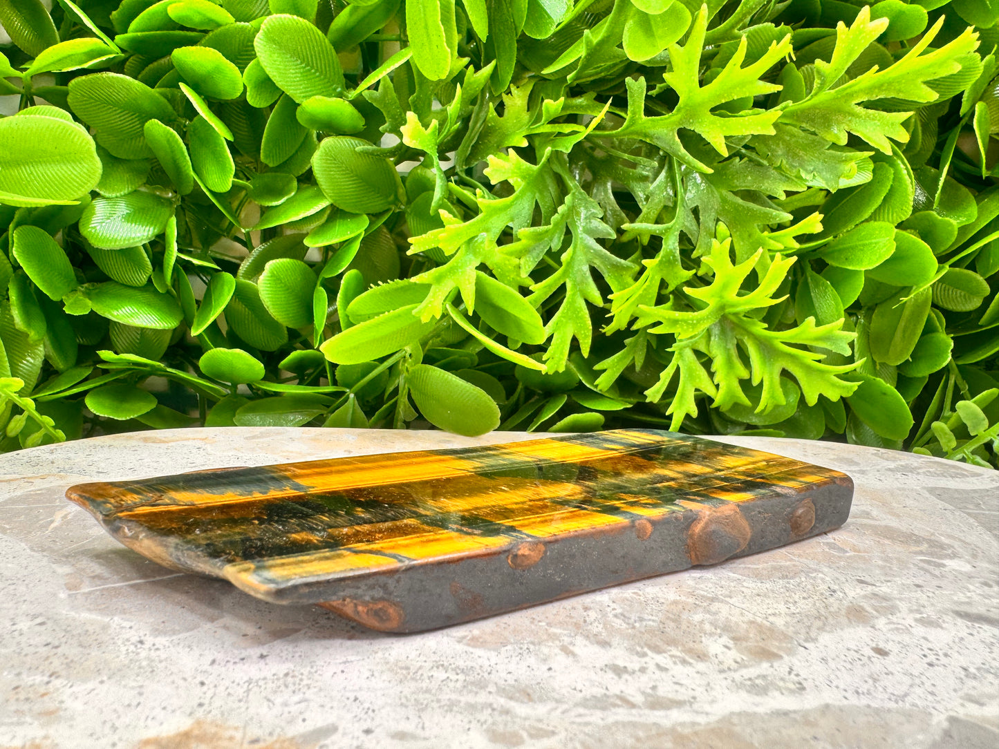 Yellow / Blue Tigers Eye Slab 134g