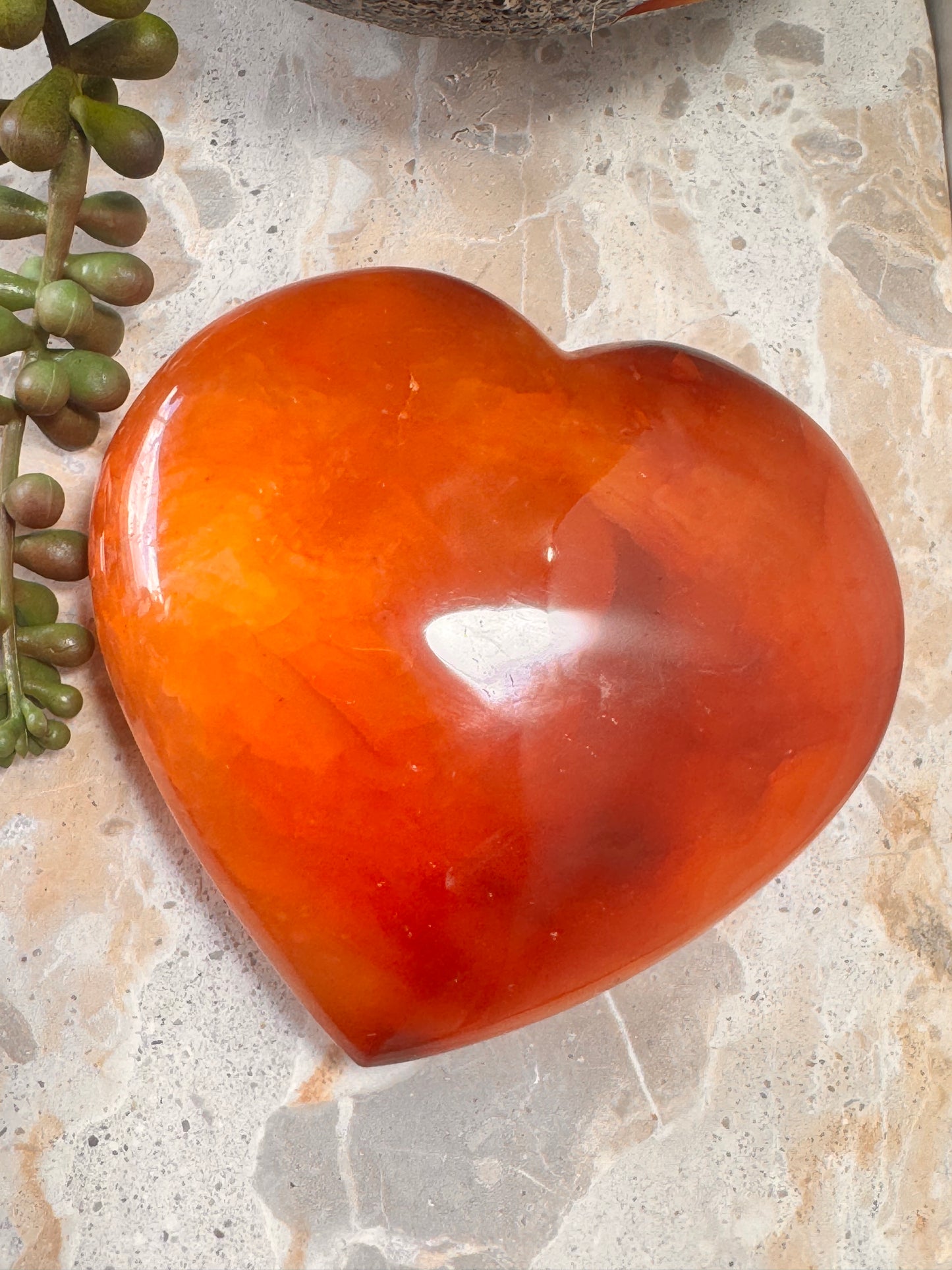 Carnelian Heart 360g