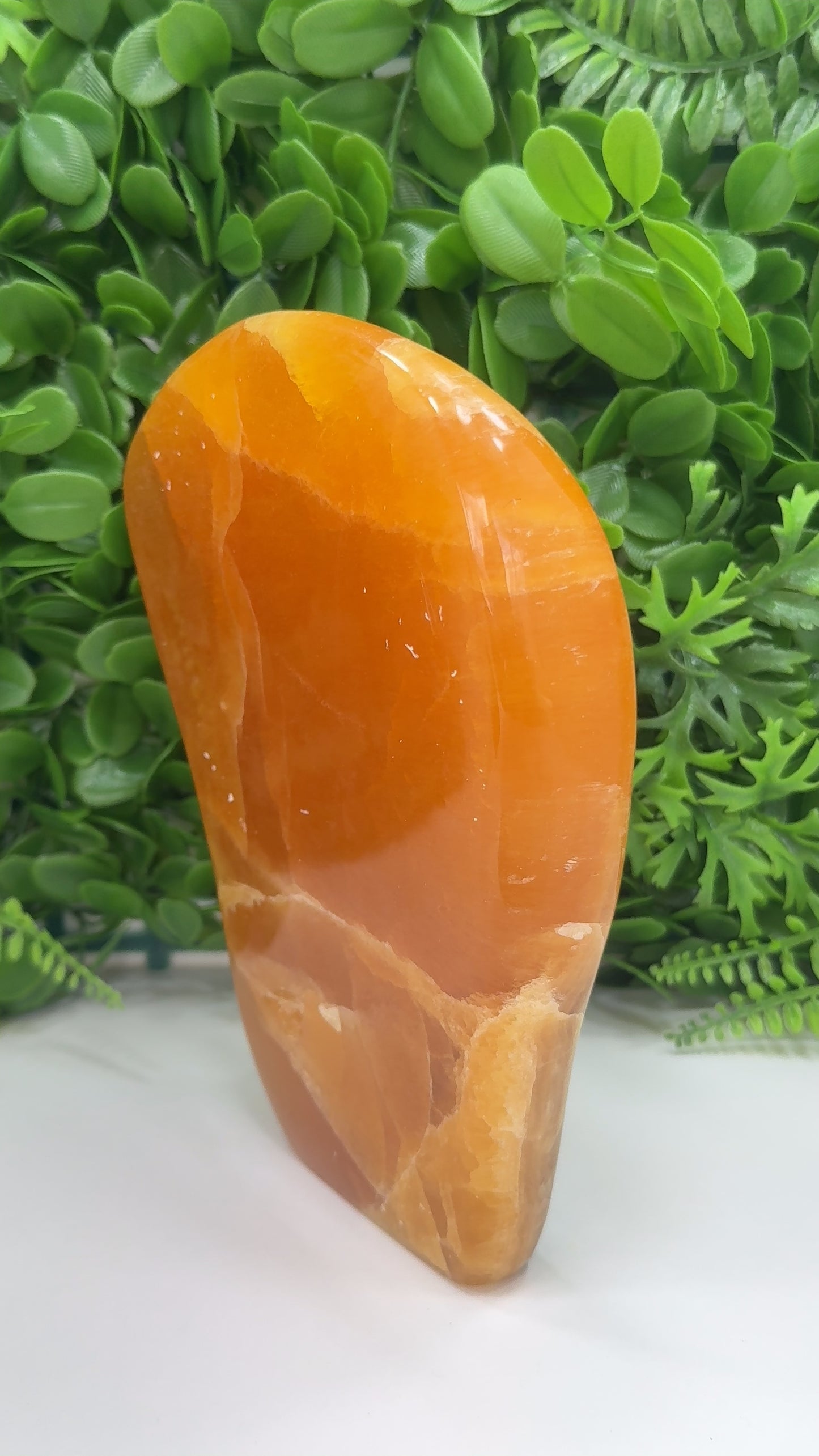 Crystalized Orange Calcite Freeform 1738g