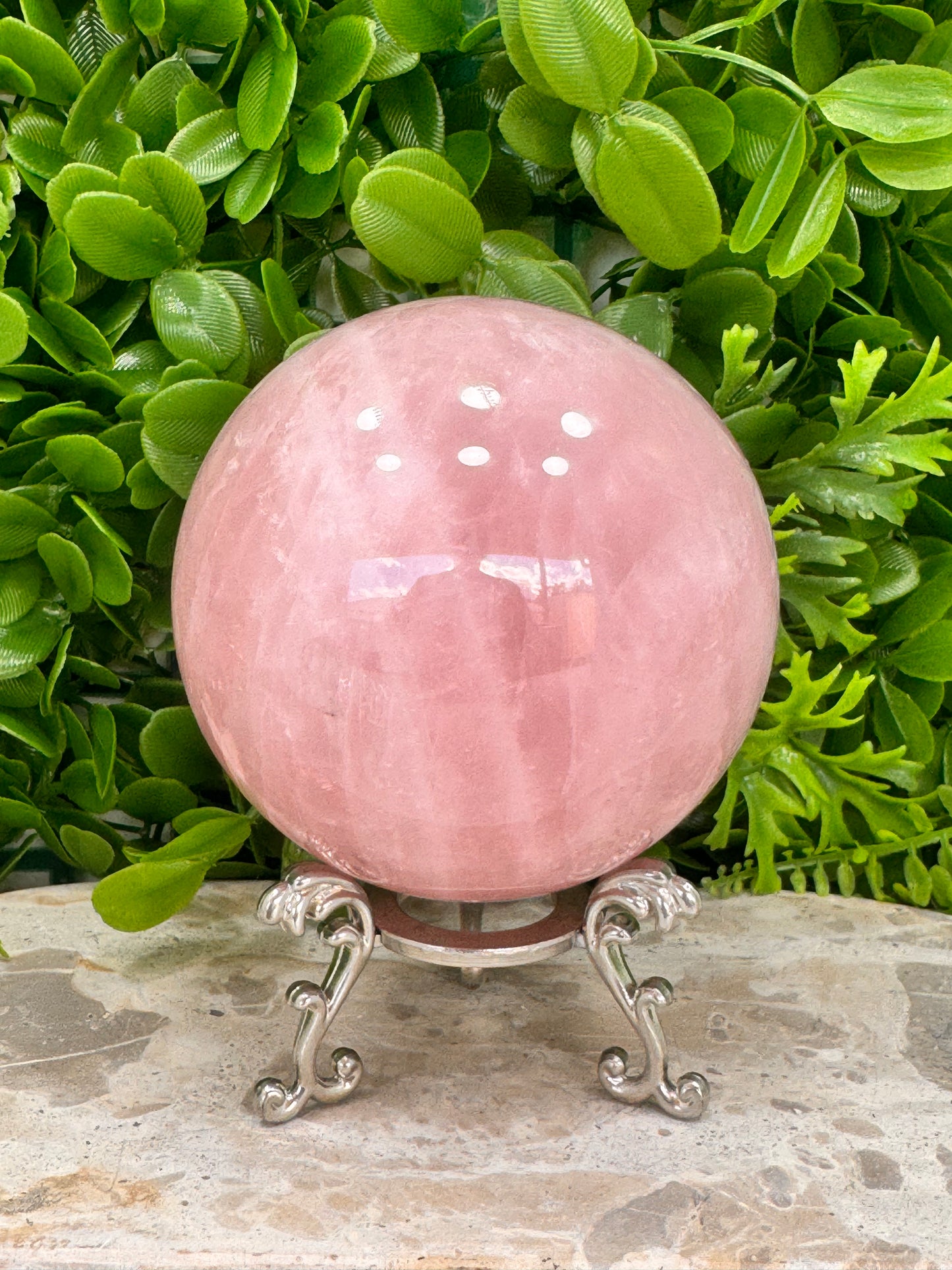 Rose Quartz Sphere 1220g