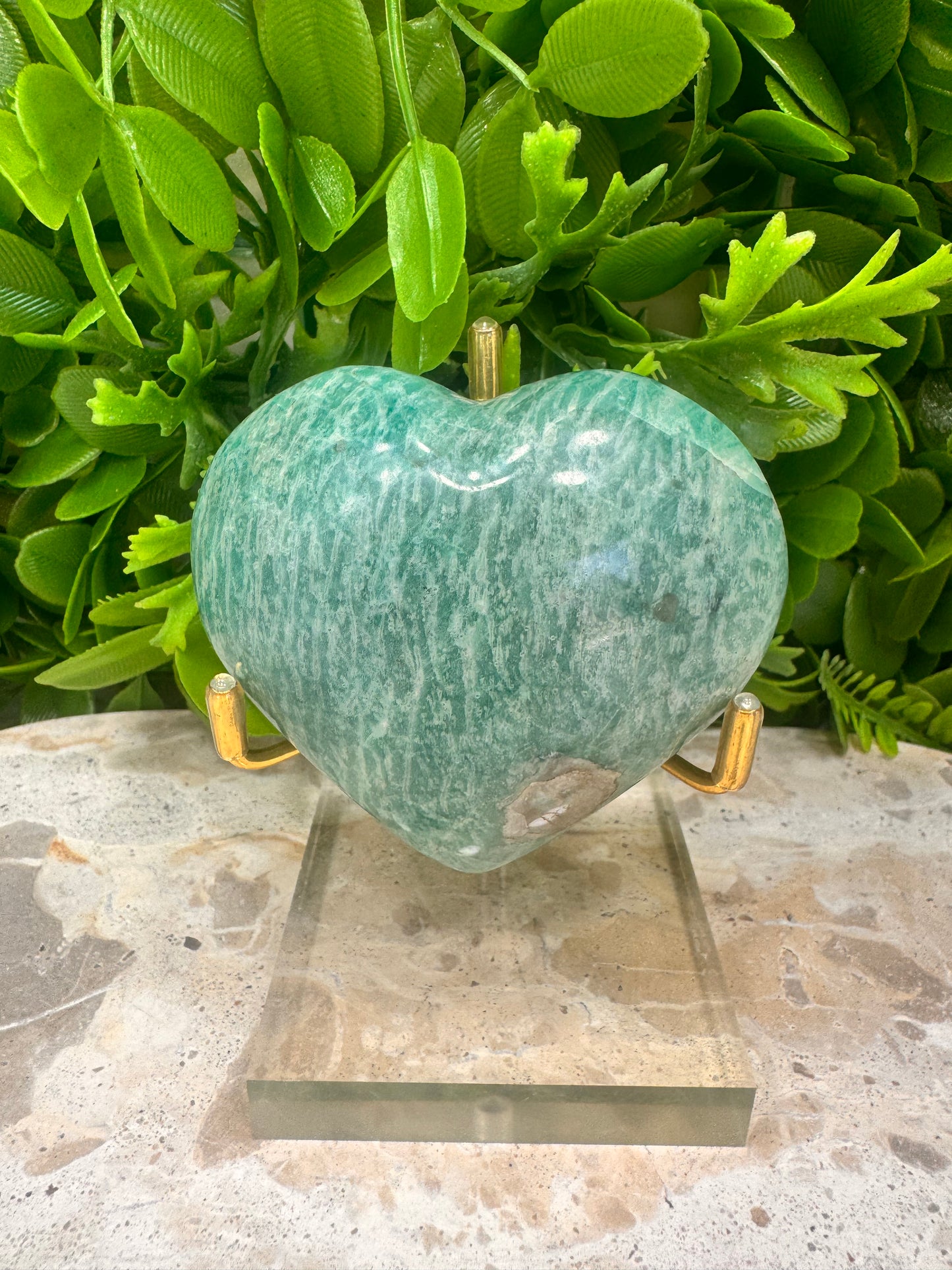 Amazonite Heart 206g