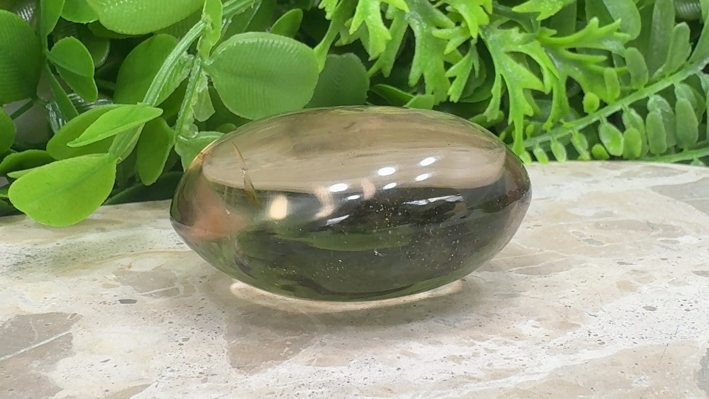 Smokey Quartz Palm Stone 125g