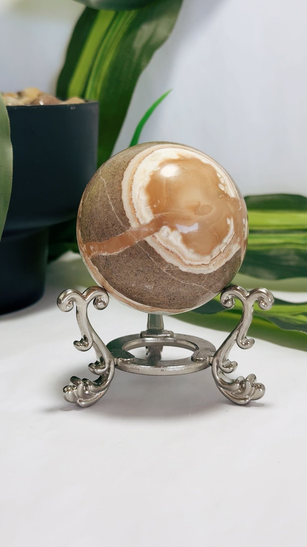 Caribbean Calcite Sphere 302g