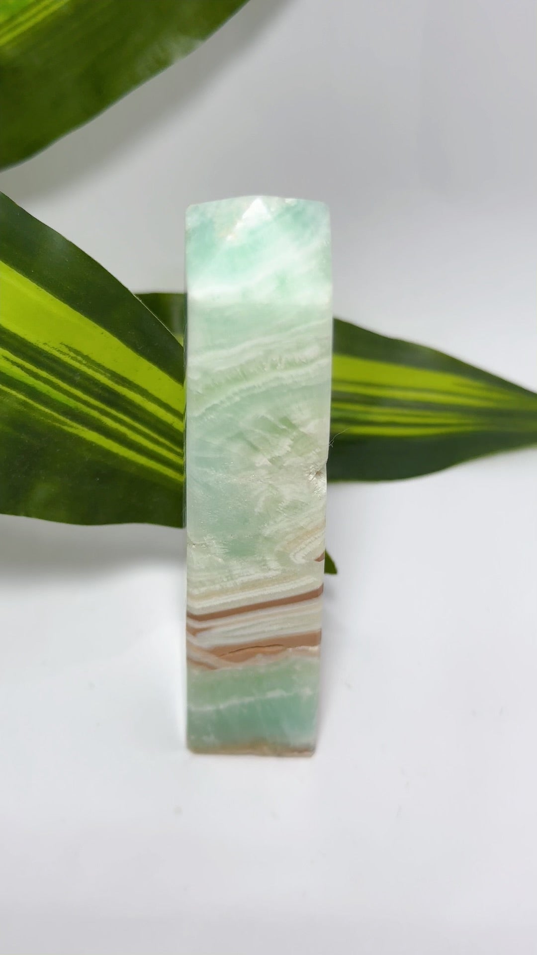 Blue Caribbean Calcite Tower 314g