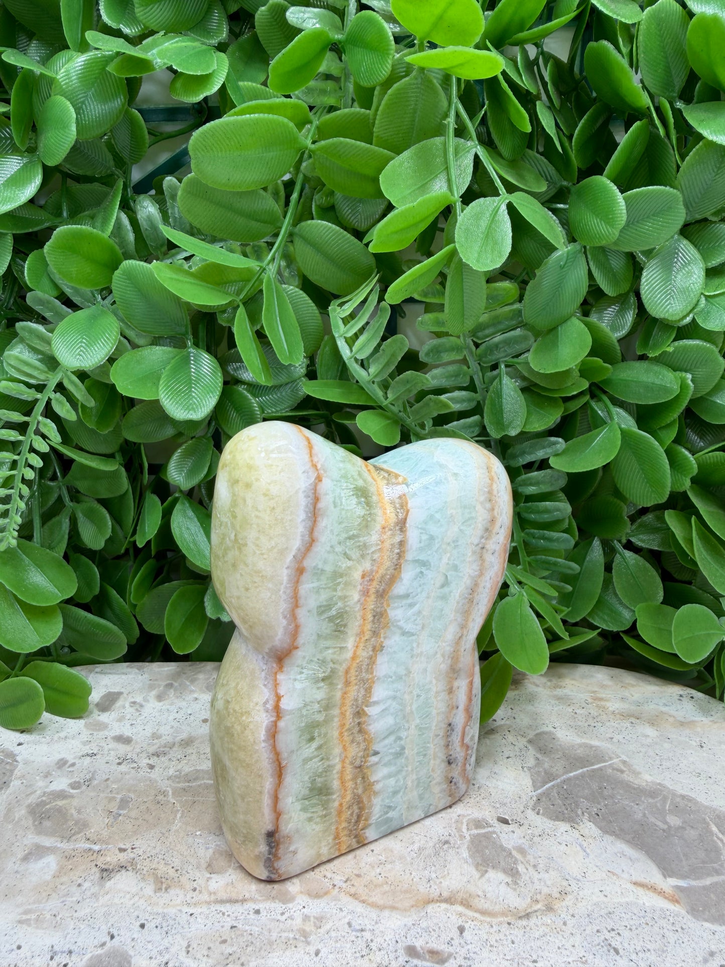 Ocean Green Calcite Freeform 388g
