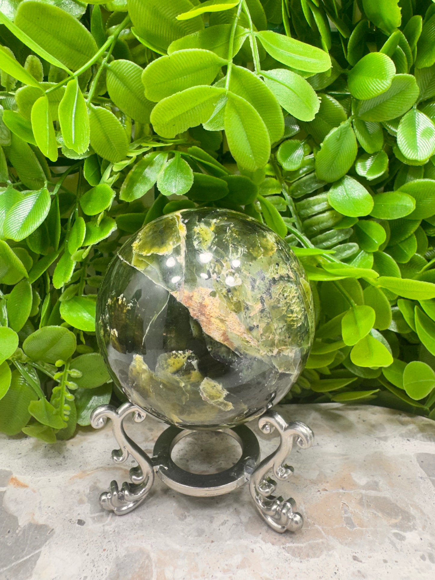 Nephrite Jade Sphere 518g