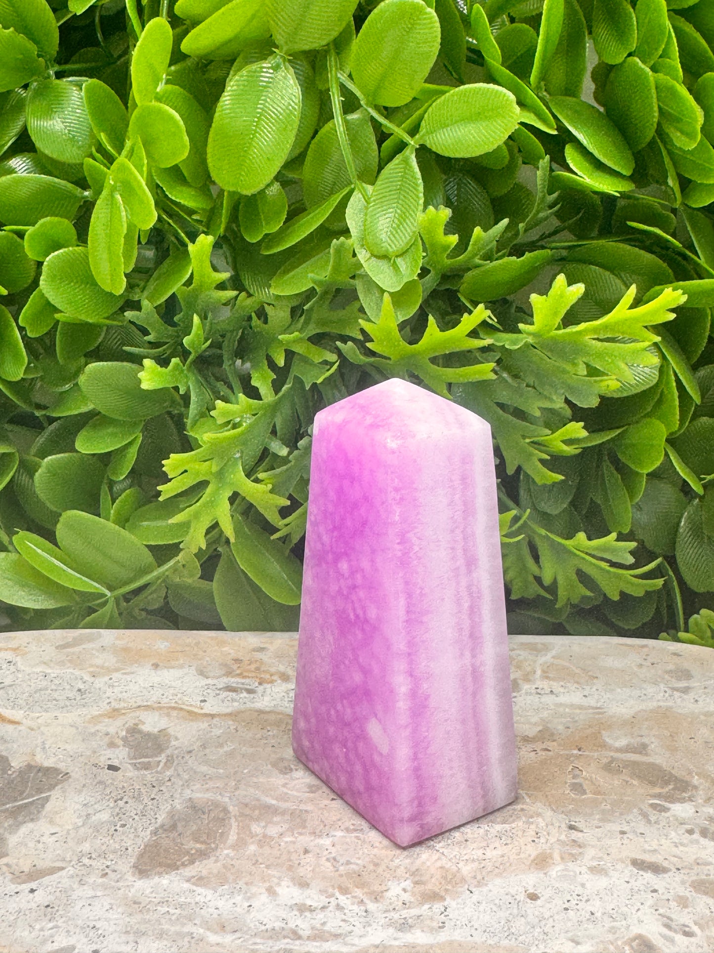 Pink Aragonite Point 160g