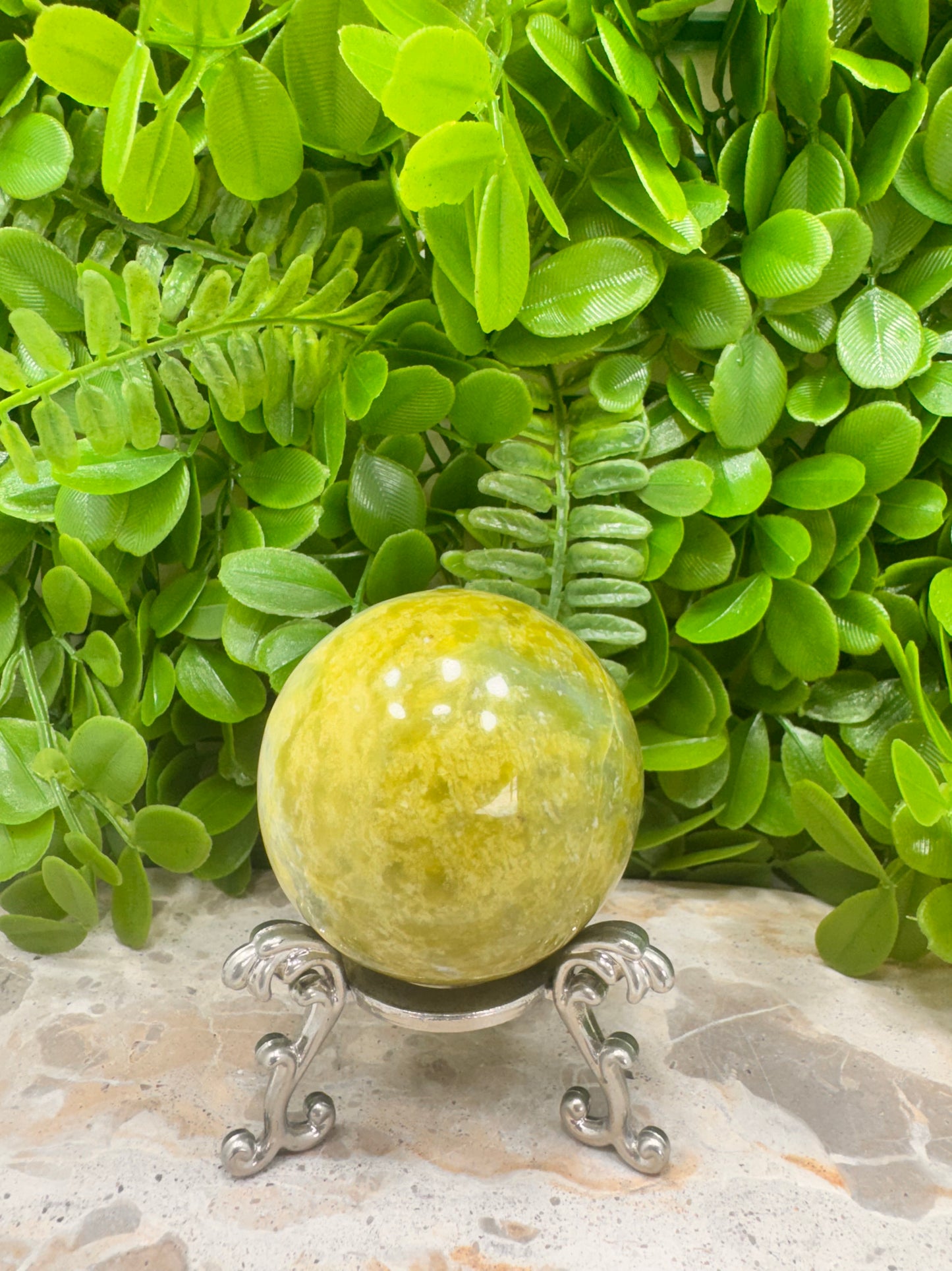 Green Jade Sphere 330g