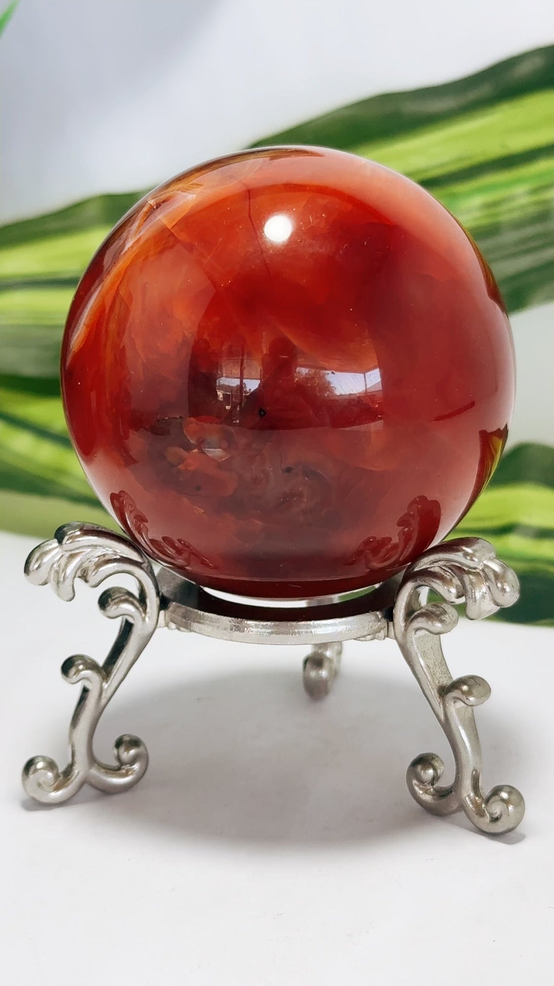 Carnelian Sphere 356g