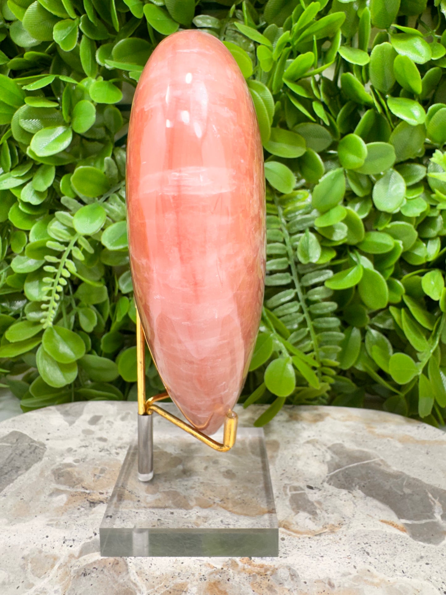 Rose Calcite Heart 1344g