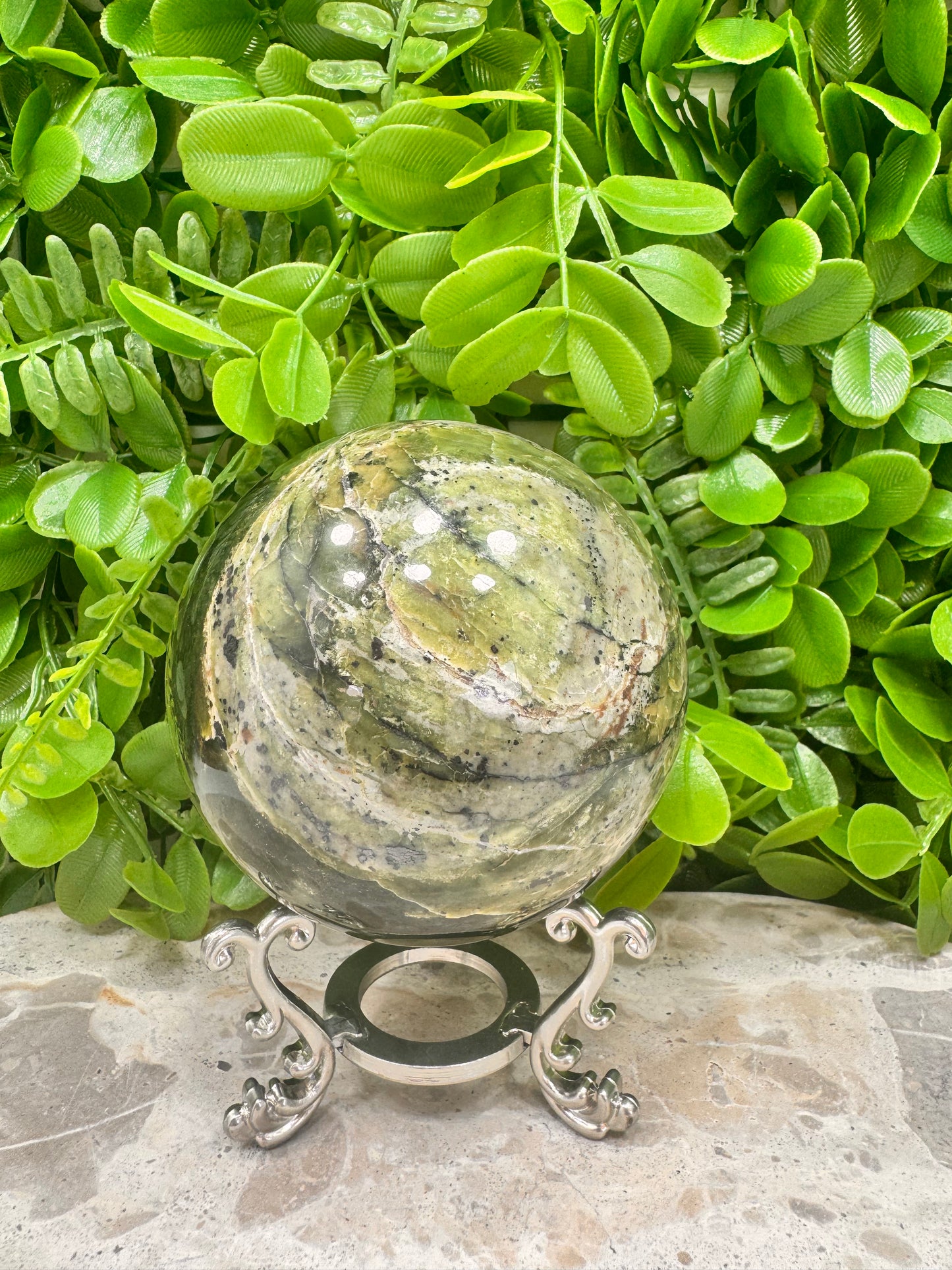 Nephrite Jade Sphere 856g