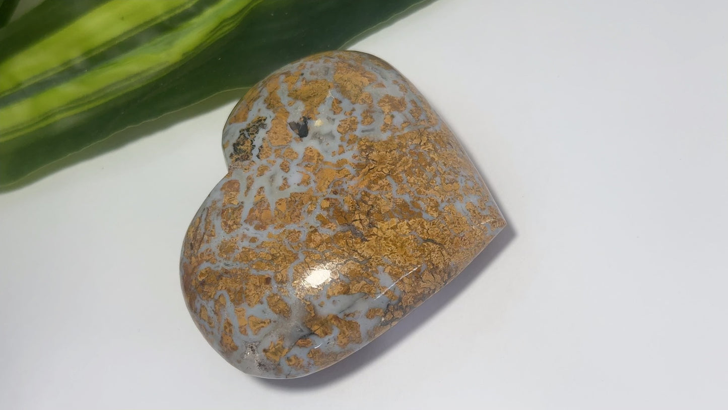 Jasper Agate Heart 166g