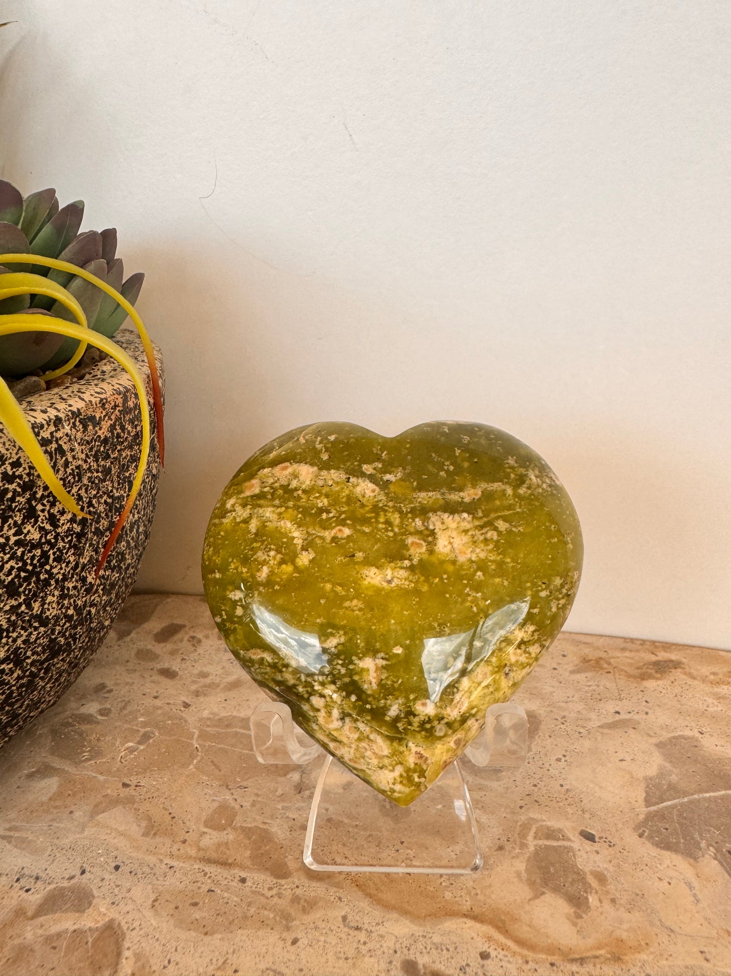 Lizard Serpentine Heart 156g