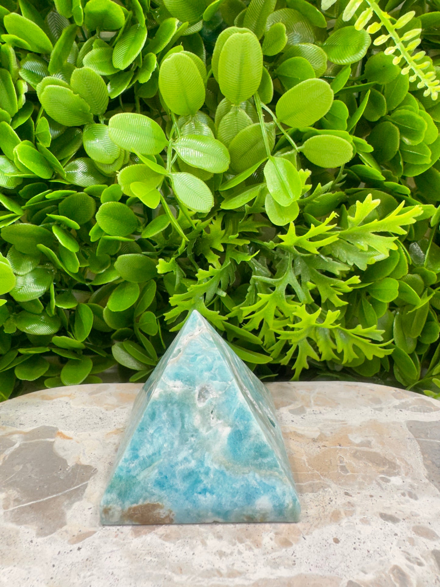 Aragonite & Smithsonite Pyramid 302g